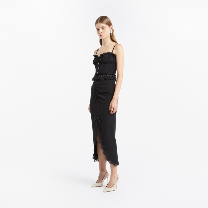 MIDI SKIRT WITH RUFFLES 3