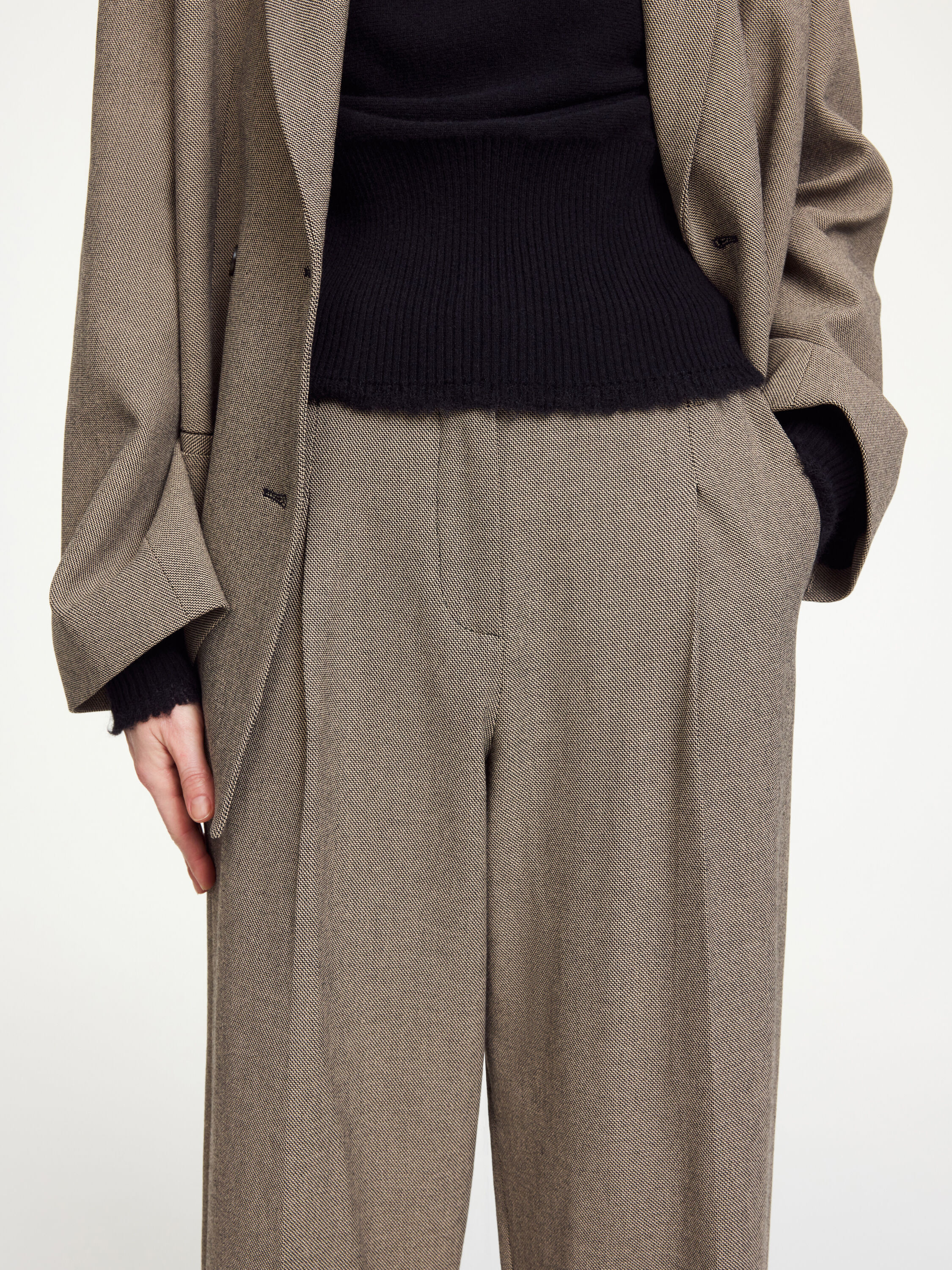 Elsa wide-leg trousers - 4