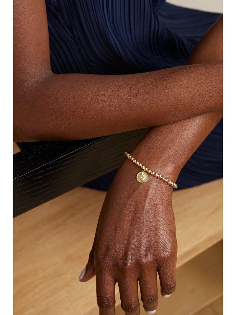 SYDNEY EVAN Virgo 14-karat Gold Diamond Bracelet outlook