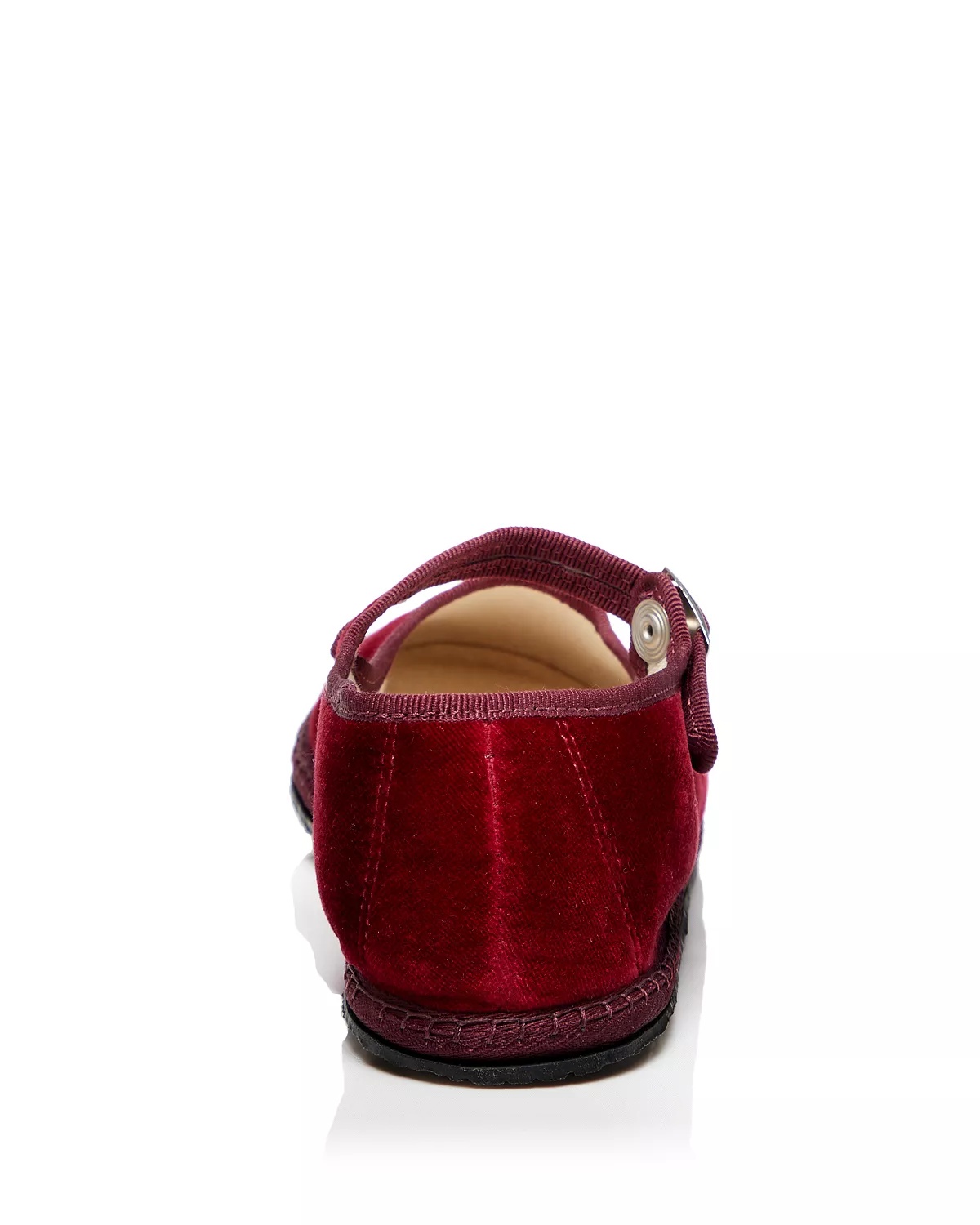 Women's Mary Jane Velvet Ballet Flats - 4