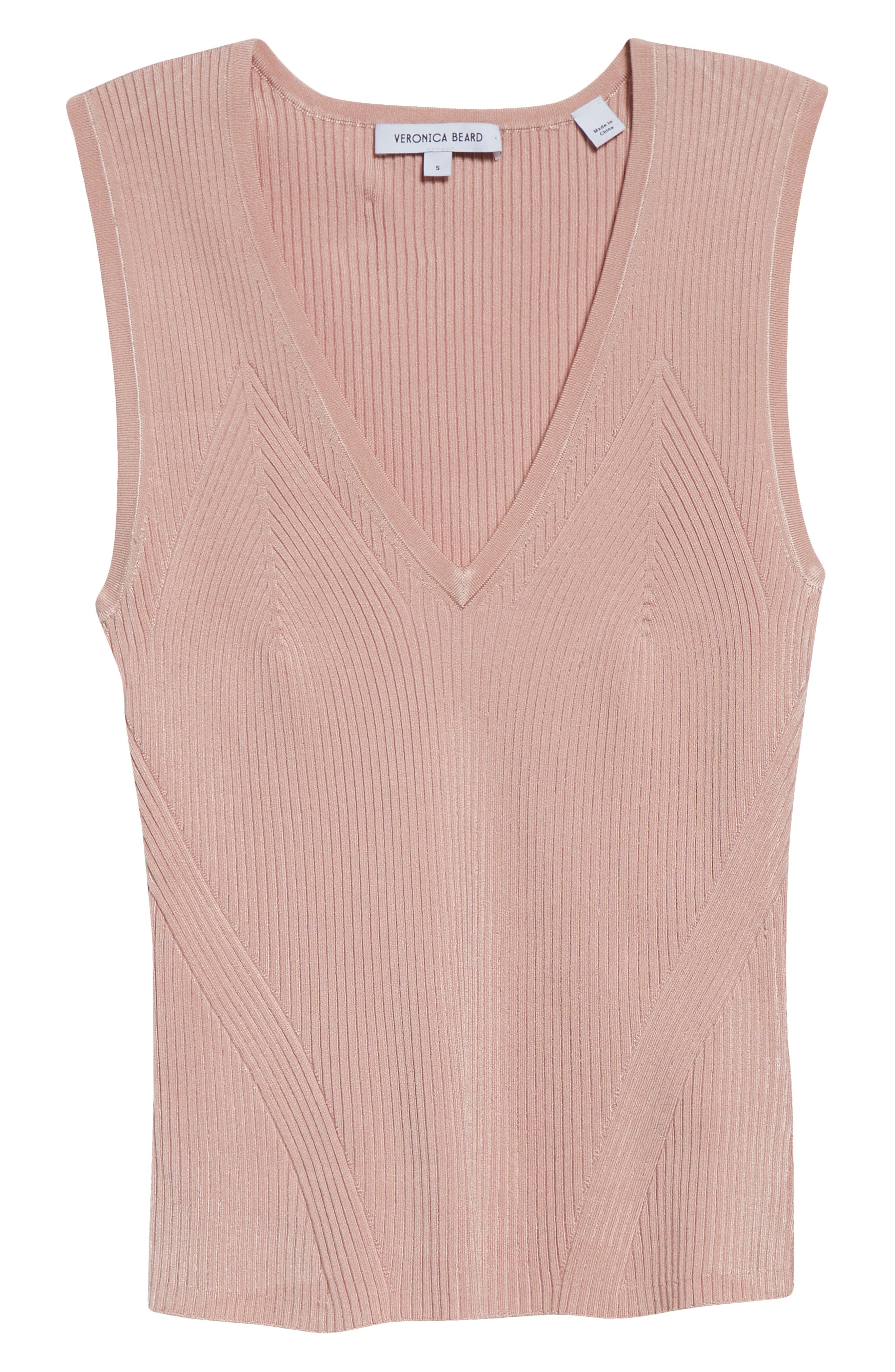 VERONICA BEARD Veronica Beard Sid Directional Rib Sweater Tank in