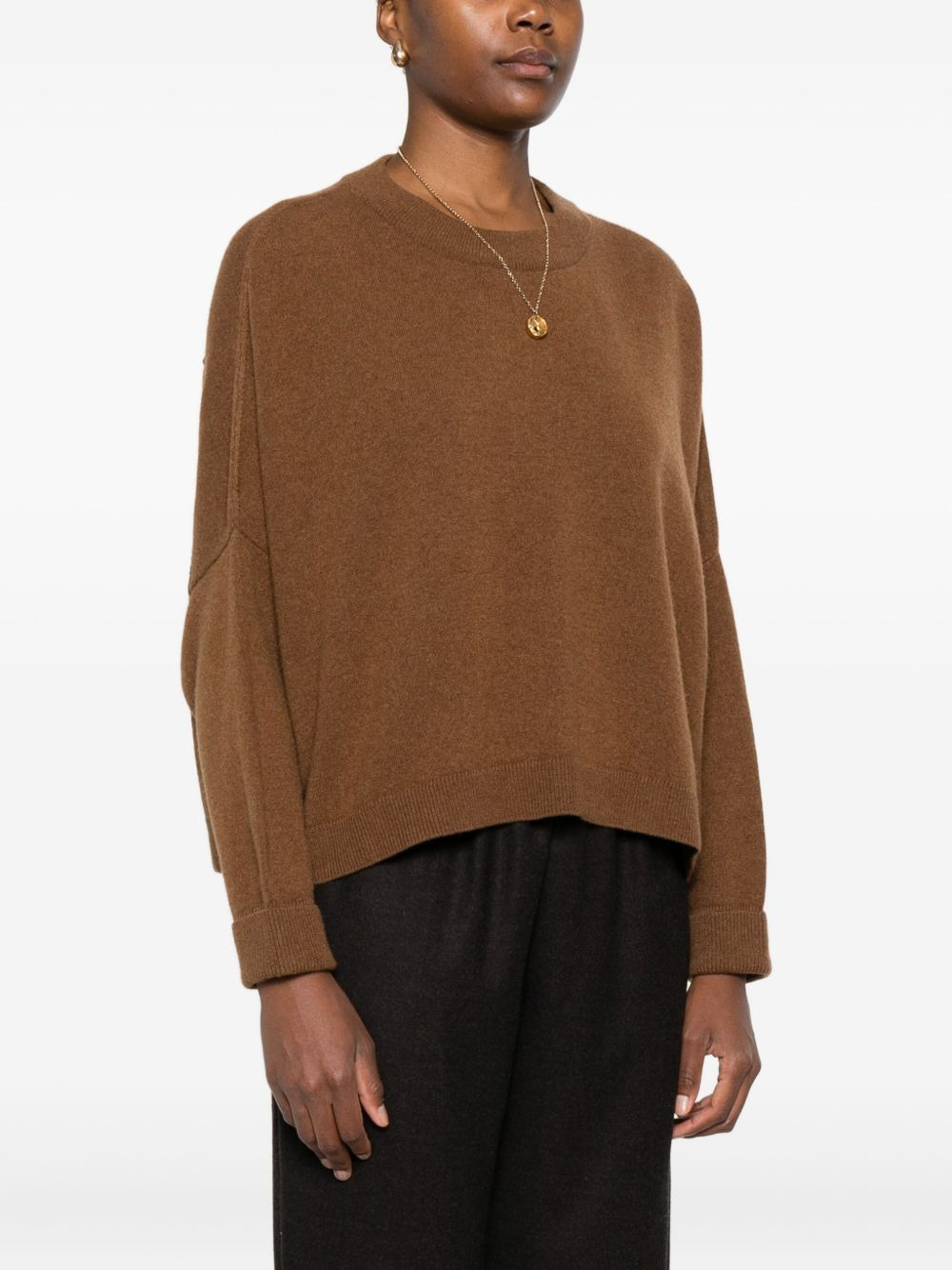 crew-neck boxy sweater - 3
