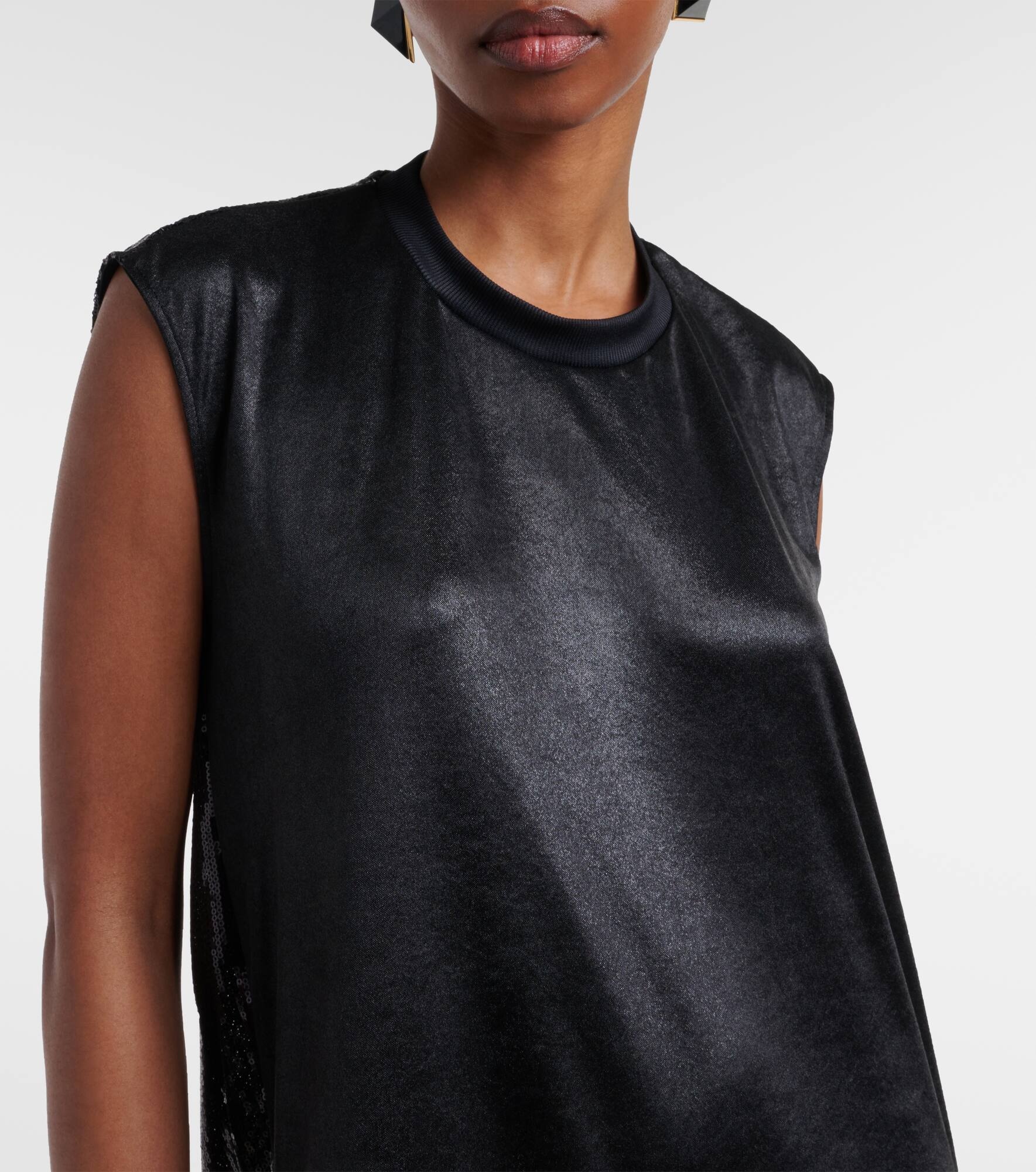 Sequined midi dress - 4