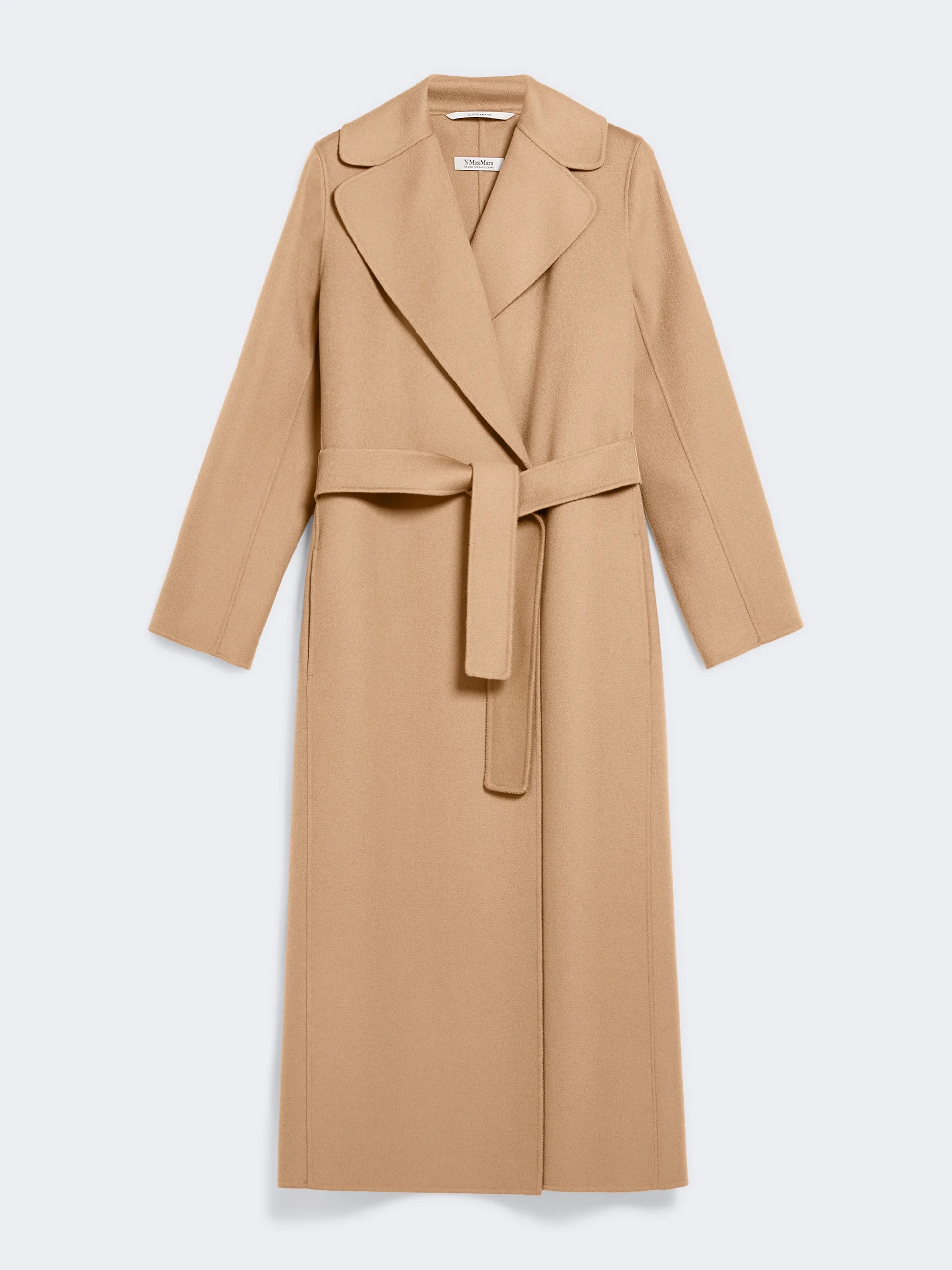 POLDO Wool drap wrap coat - CAMEL - 1
