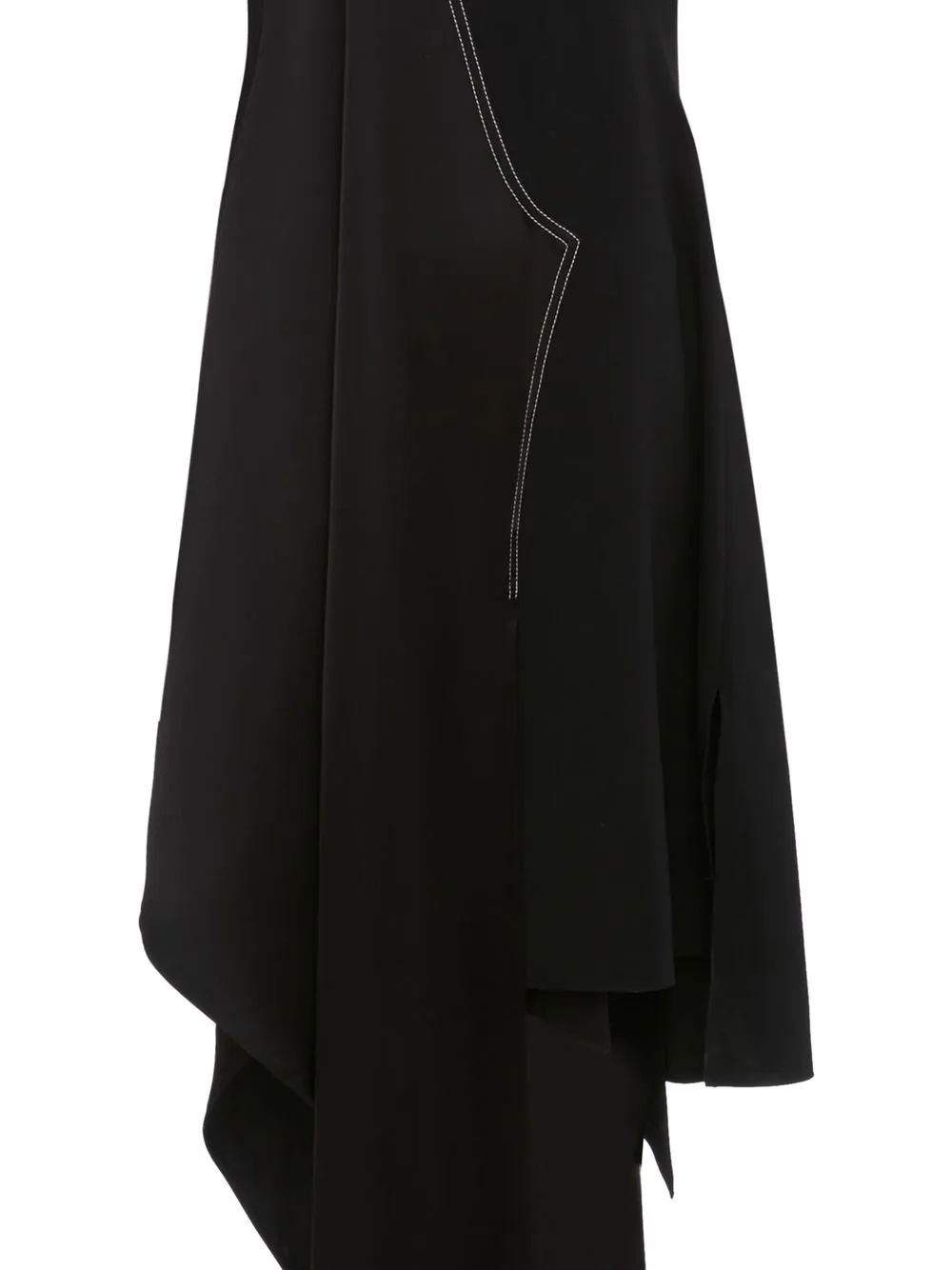 sleeveless asymmetric dress - 5