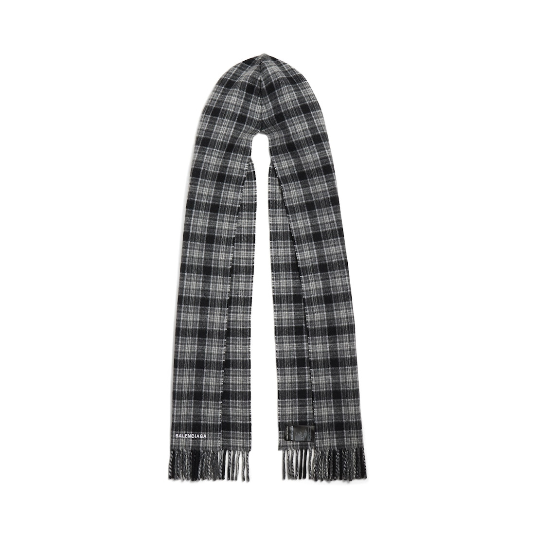 Men's Hooded Scarf in Grey - 2