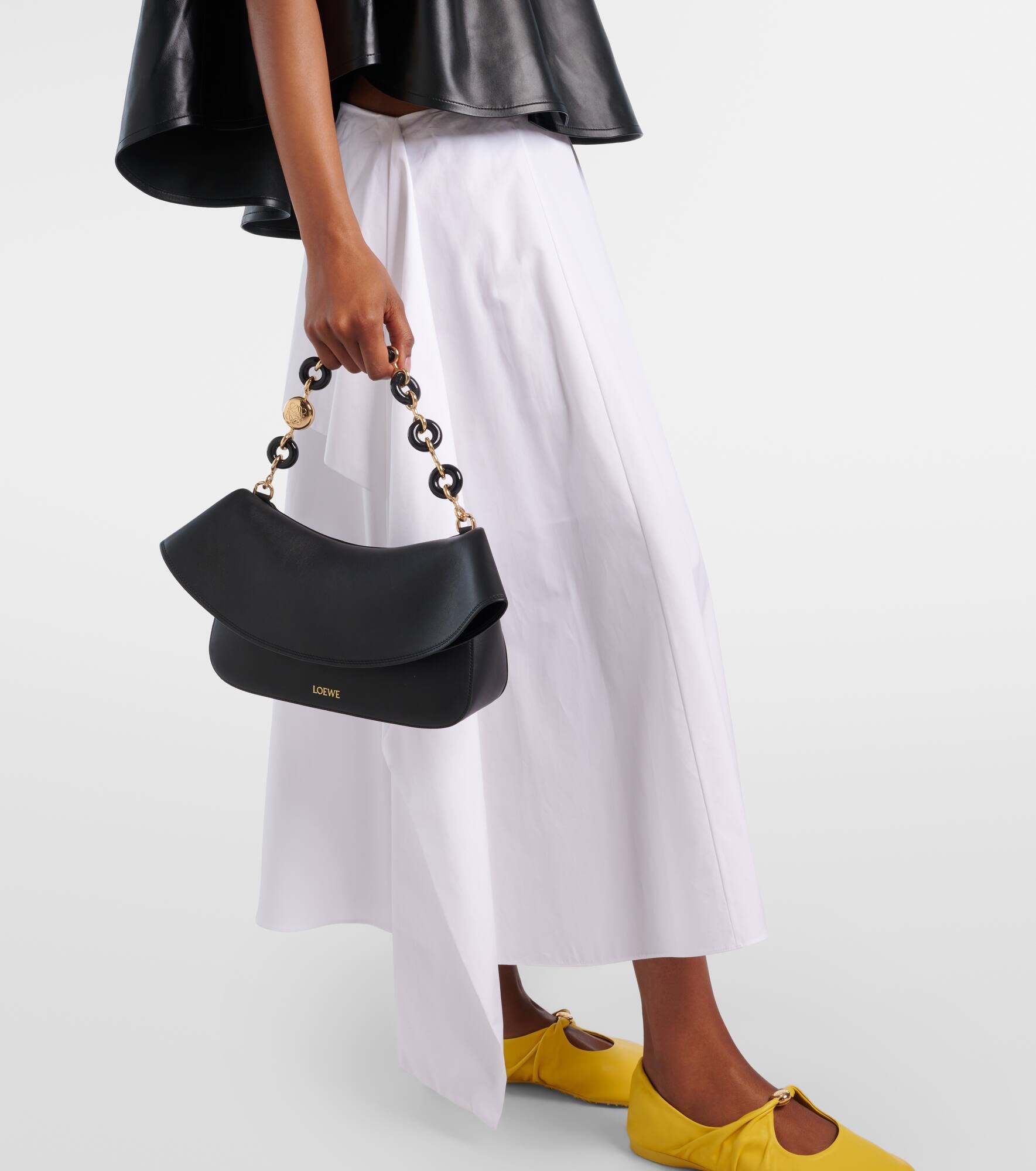 Ola Medium leather shoulder bag - 7