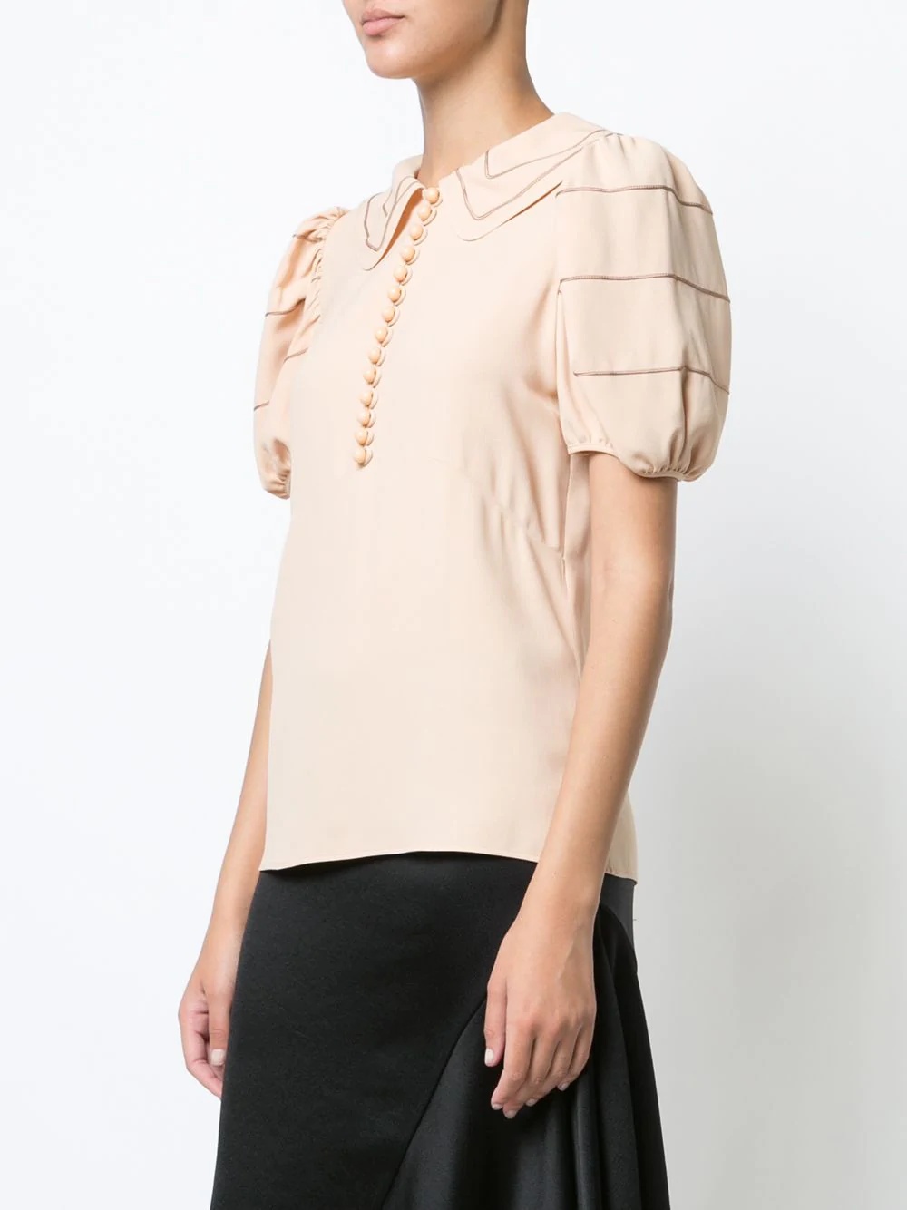 peter pan collar blouse - 3