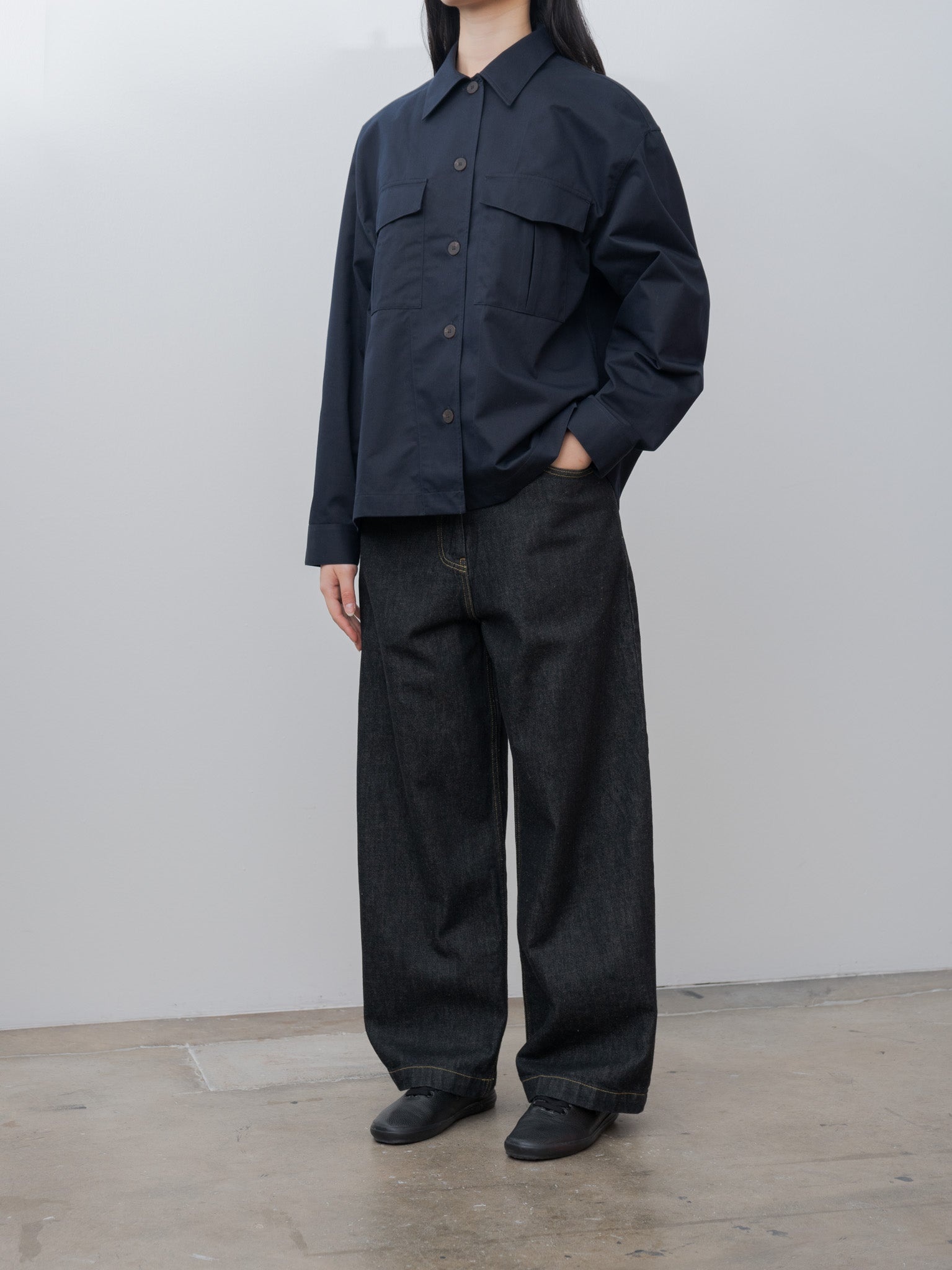 KUKES Shirt Jacket - Darkest Navy - 3