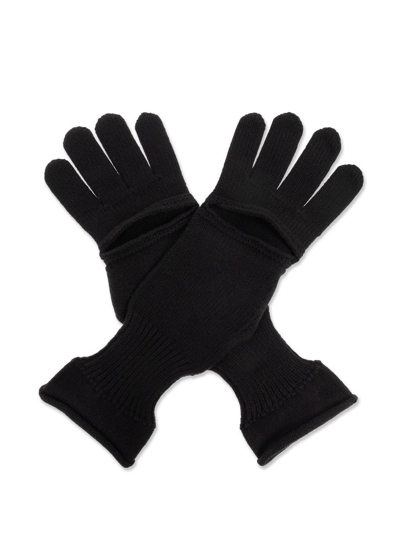 ISSEY MIYAKE cut-out gloves outlook