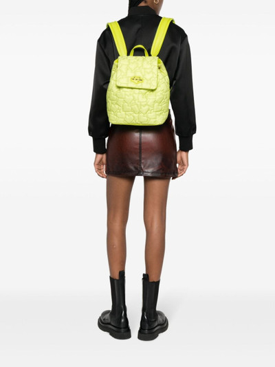 Moschino heart-motif quilted backpack outlook