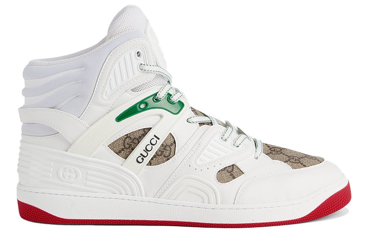 Gucci Basket High 'White Demetra Red' 673077-2SHG0-9076 - 2
