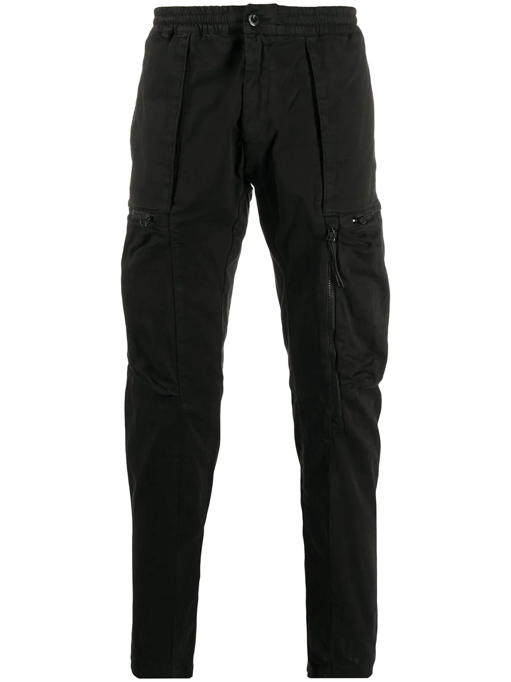 side zipped pockets track pants - 1