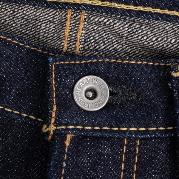IH-888S-18 18oz Vintage Selvedge Denim Relaxed Taper Indigo - 3