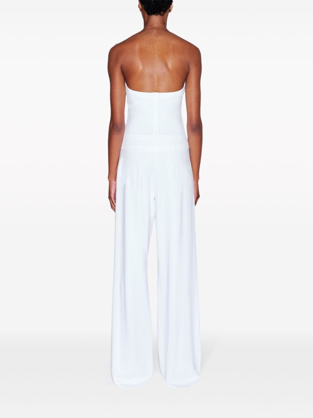 strapless jersey top - 4