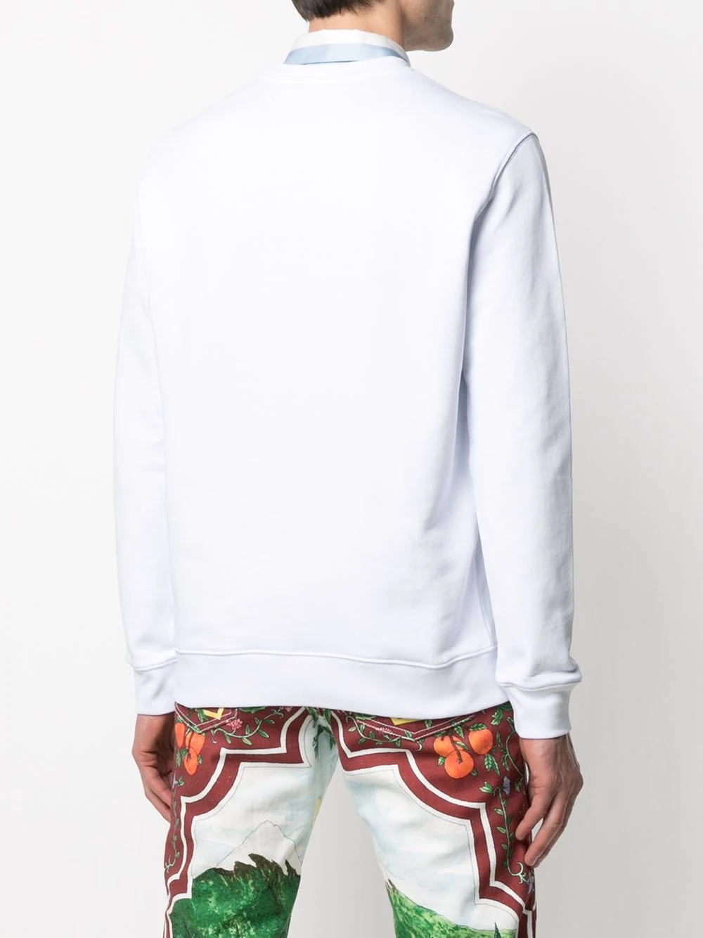 logo-print crew-neck sweatshirt - 4