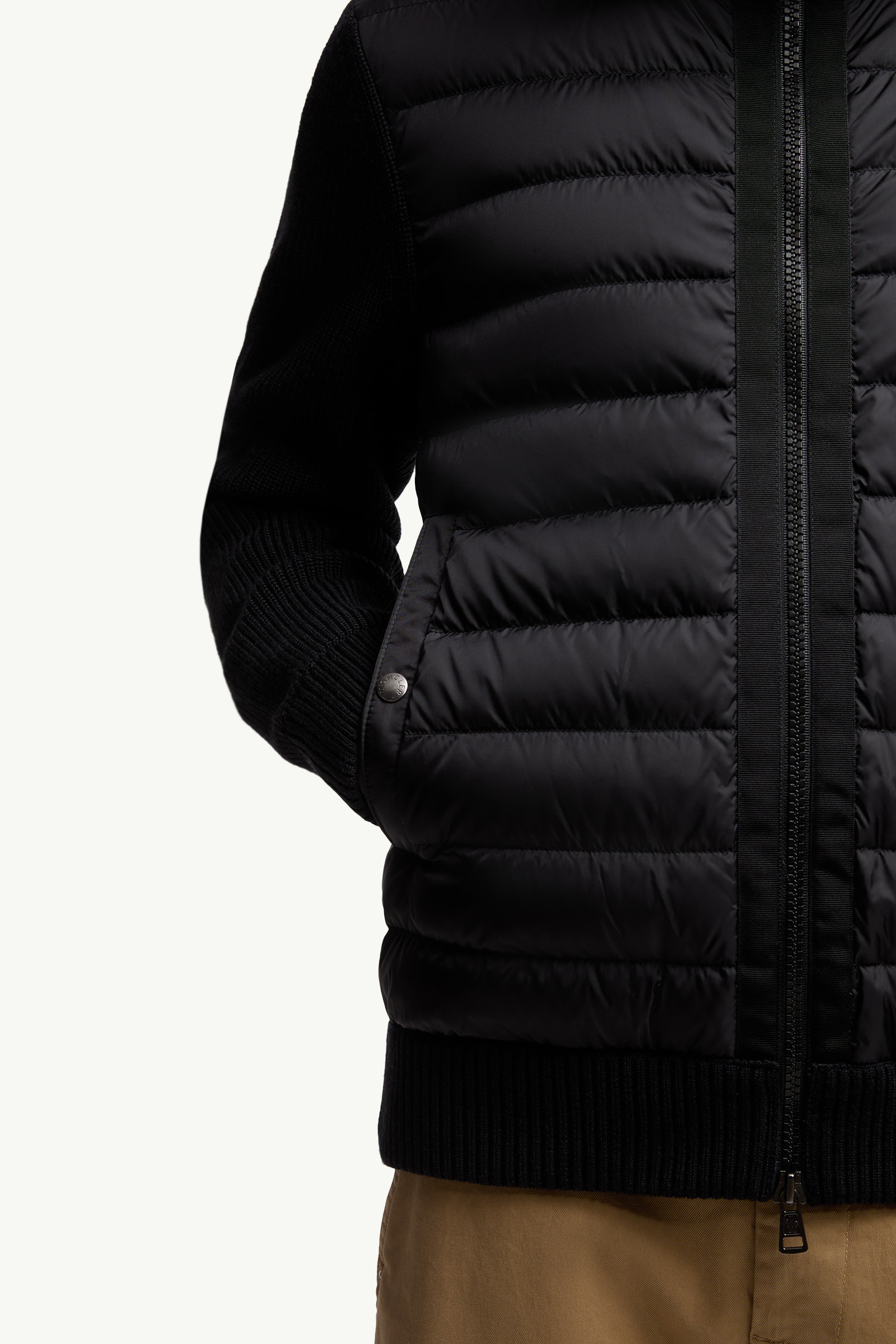 Padded Zip-Up Cardigan - 6