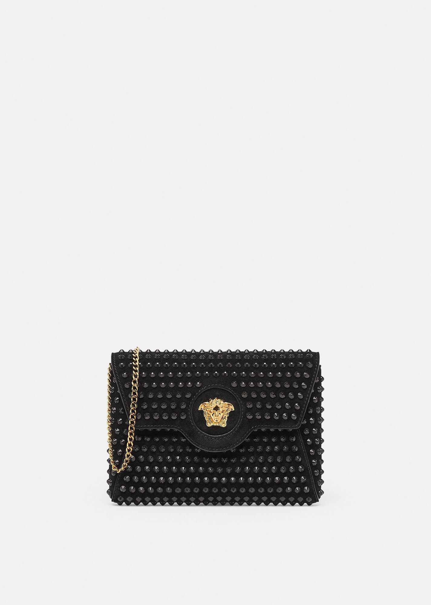 La Medusa Studded Envelope Clutch - 1