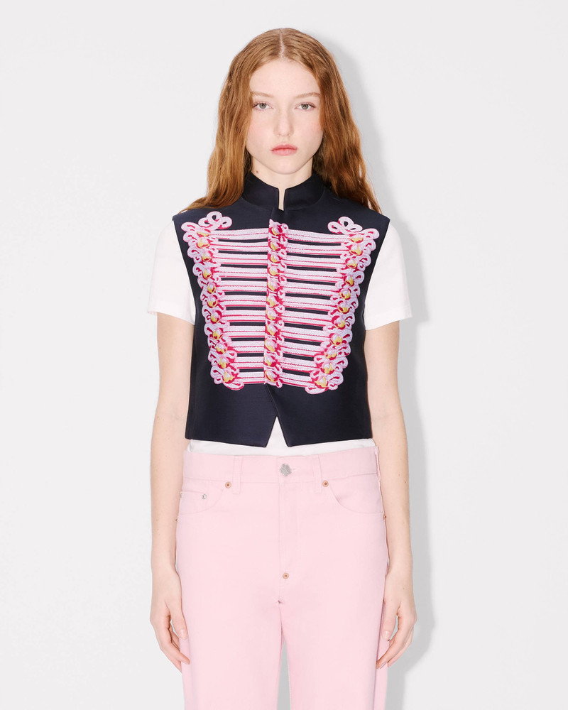 KENZO 'KENZO Trompe L'œil' vest in wool and cotton outlook