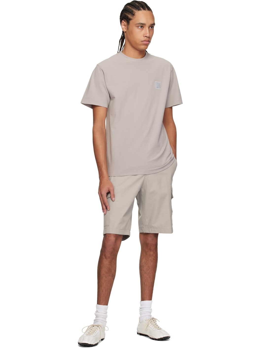 Stone Island 2100008 CREPE COTTON JERSEY_STONE ISLAND GHOST
