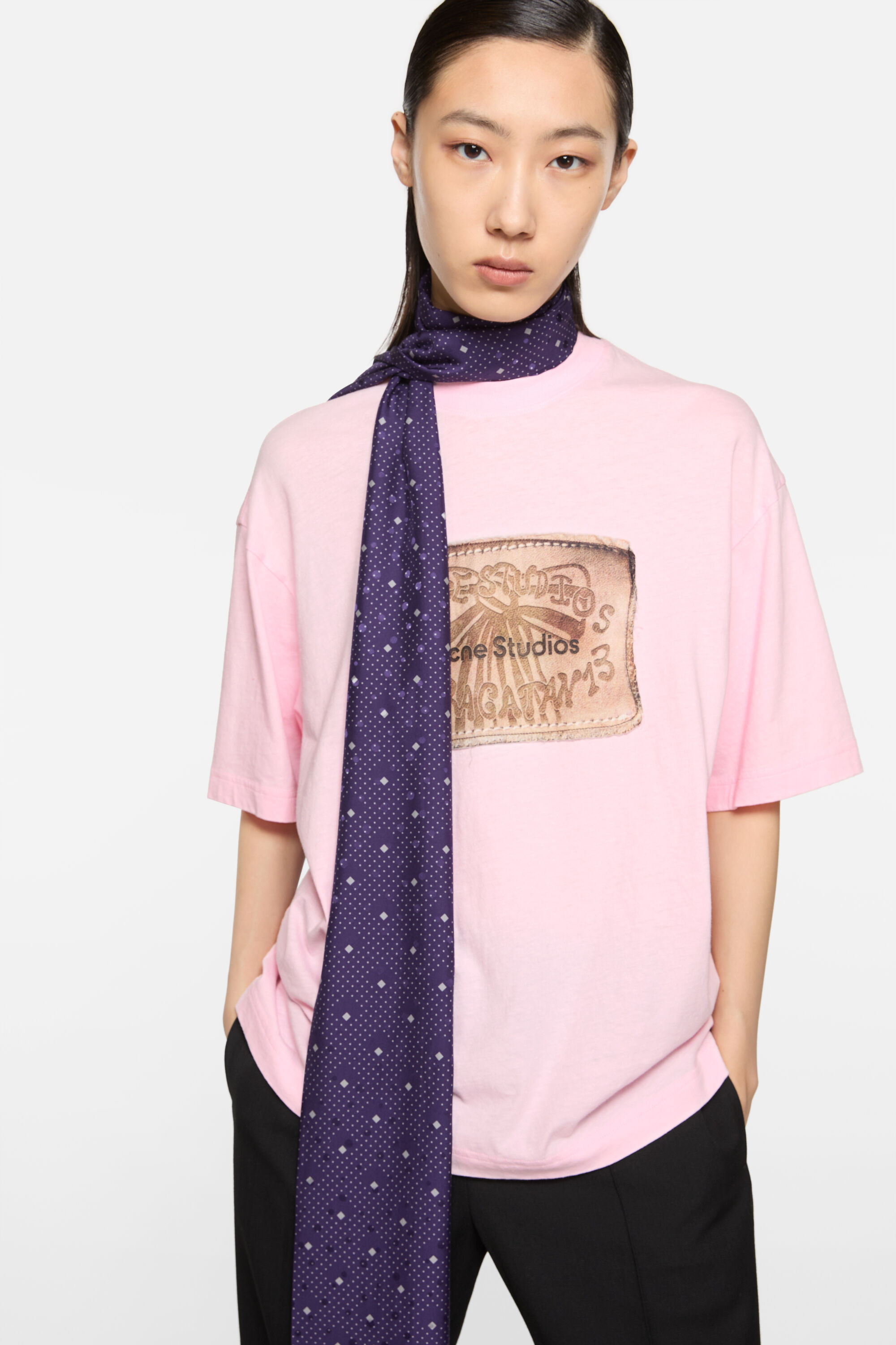 Logo t-shirt - Baby pink - 4