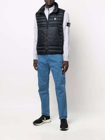 Stone Island Compass-patch padded gilet outlook