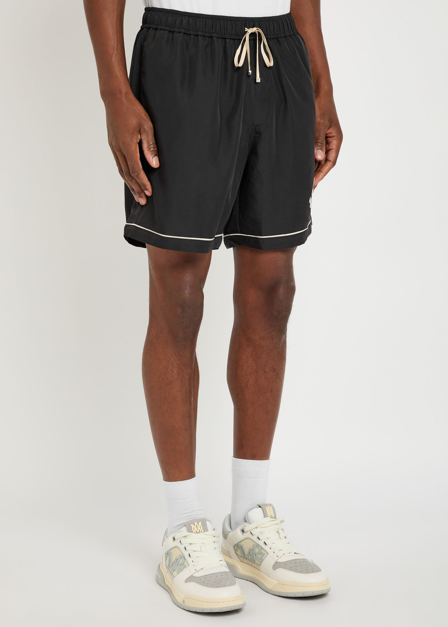 Amiri Club Amiri Embroidered Modal-blend Shorts - 2