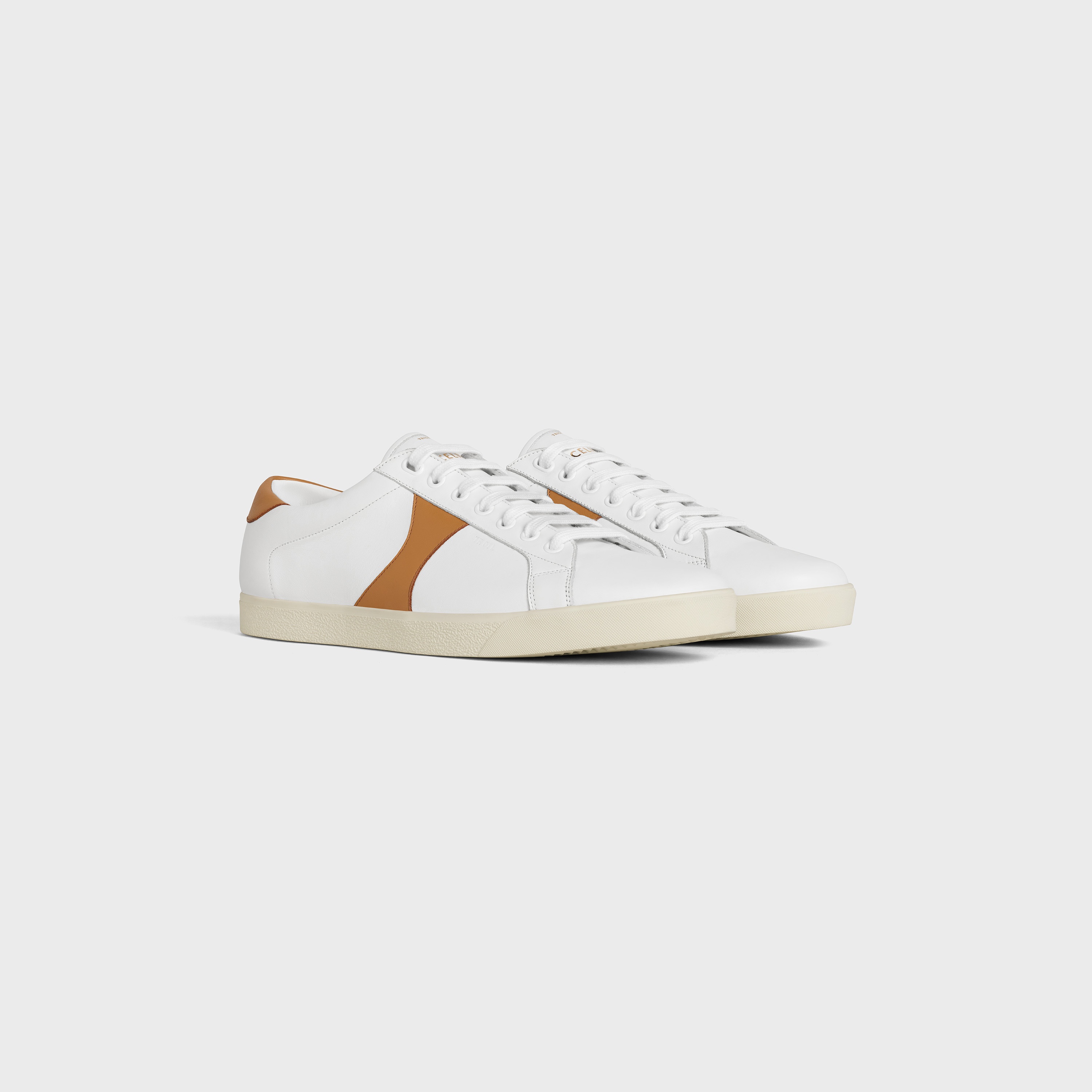 CELINE TRIOMPHE LOW LACE UP SNEAKER IN CALFSKIN - 2