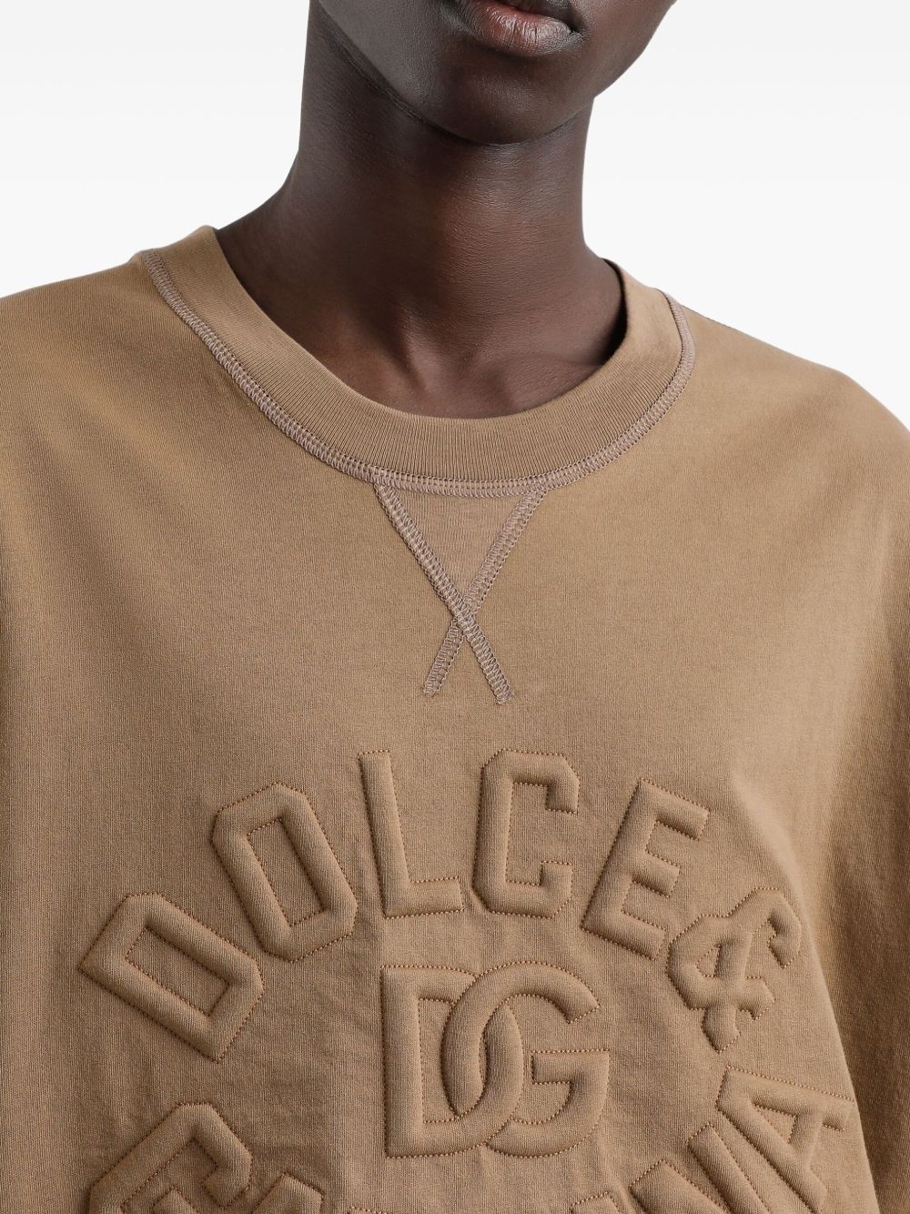 logo cotton T-shirt - 5