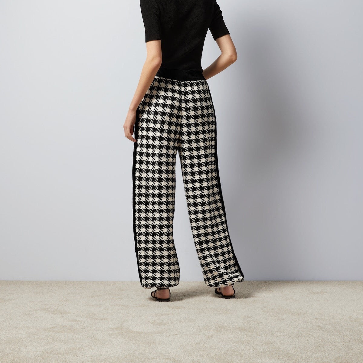 Gucci Houndstooth Wool Pant - 4