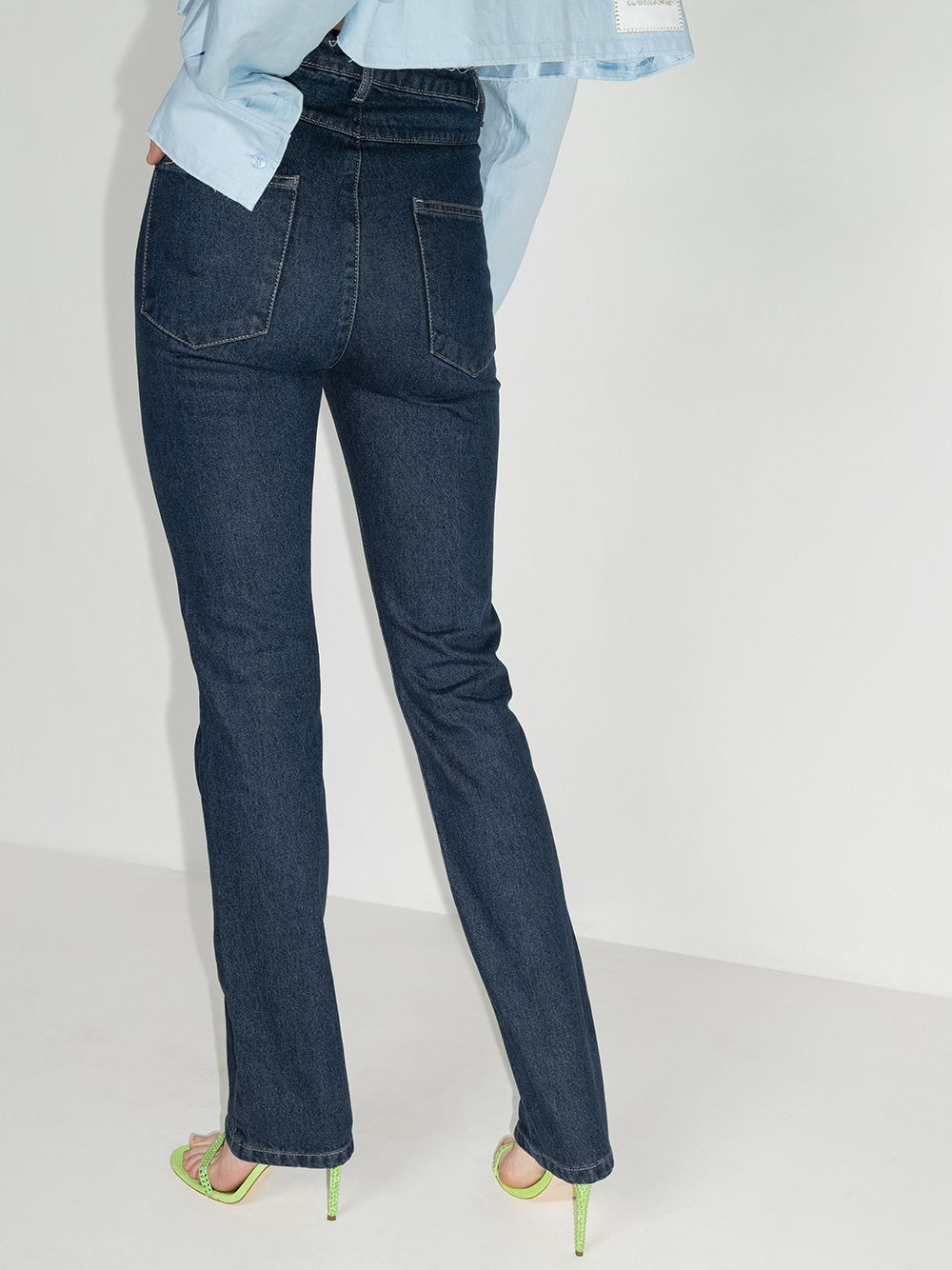 Jada zip-ankle flared jeans - 3