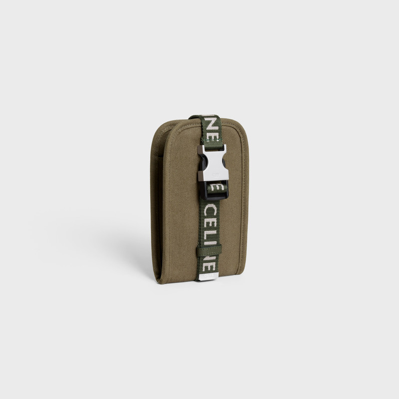 CELINE TREKKING PHONE POUCH in gabardine outlook