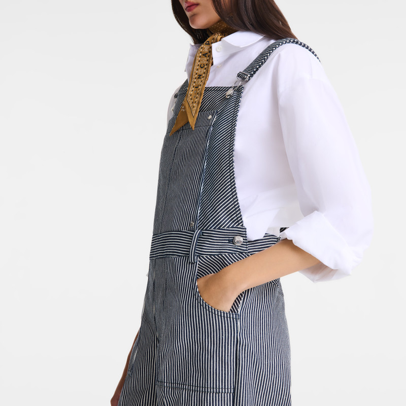 Jumpsuit Navy - Jacquard stripes 4