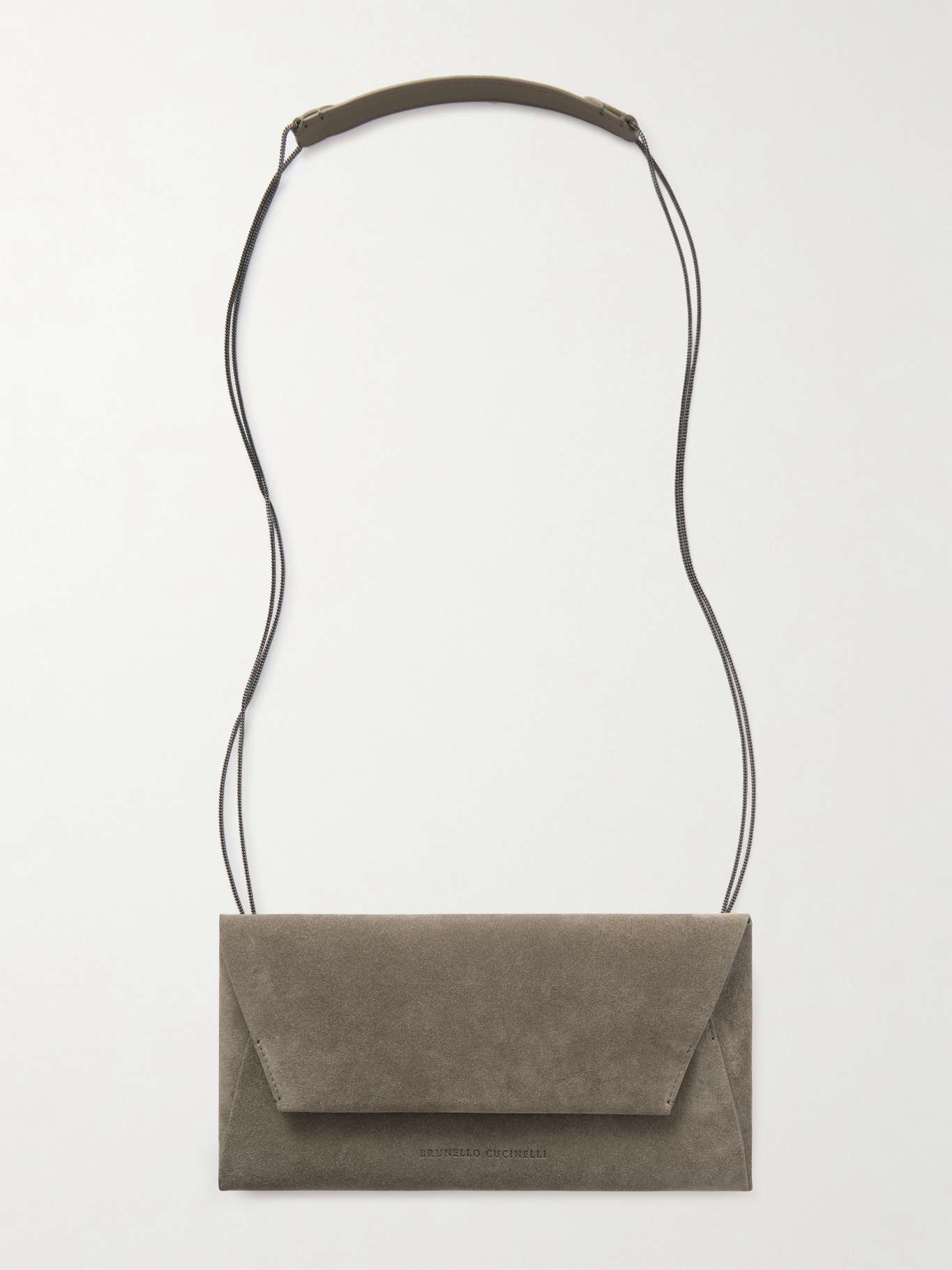 Suede shoulder bag - 1