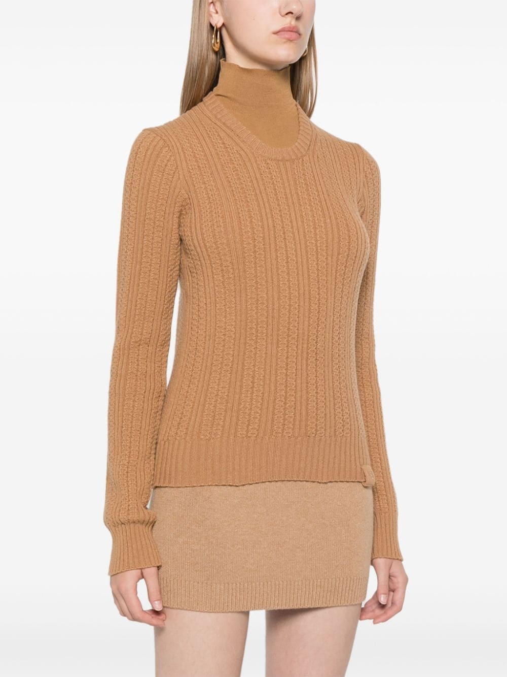 ribbed sweater - 3
