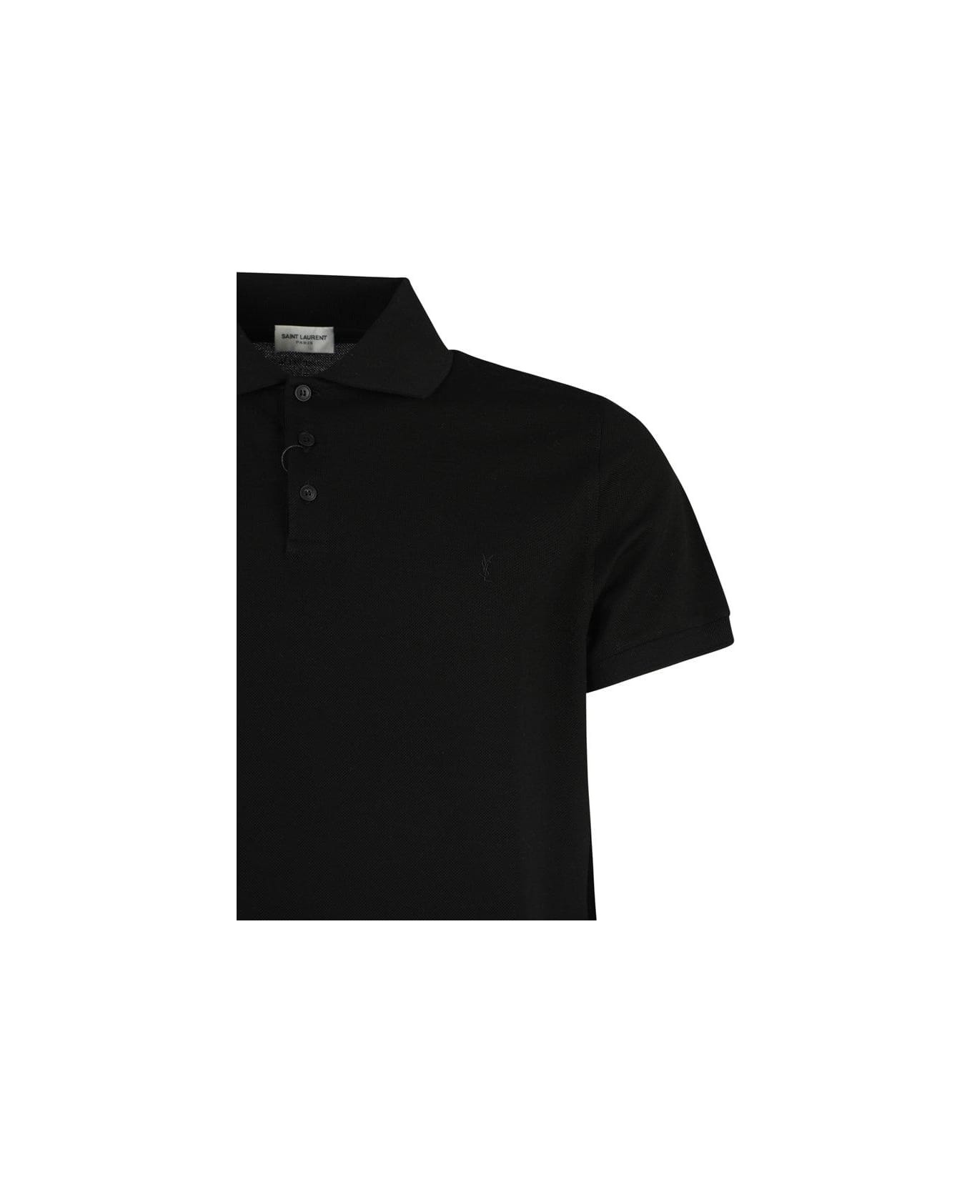 Cotton Piquè Cassandre Polo Shirt - 3