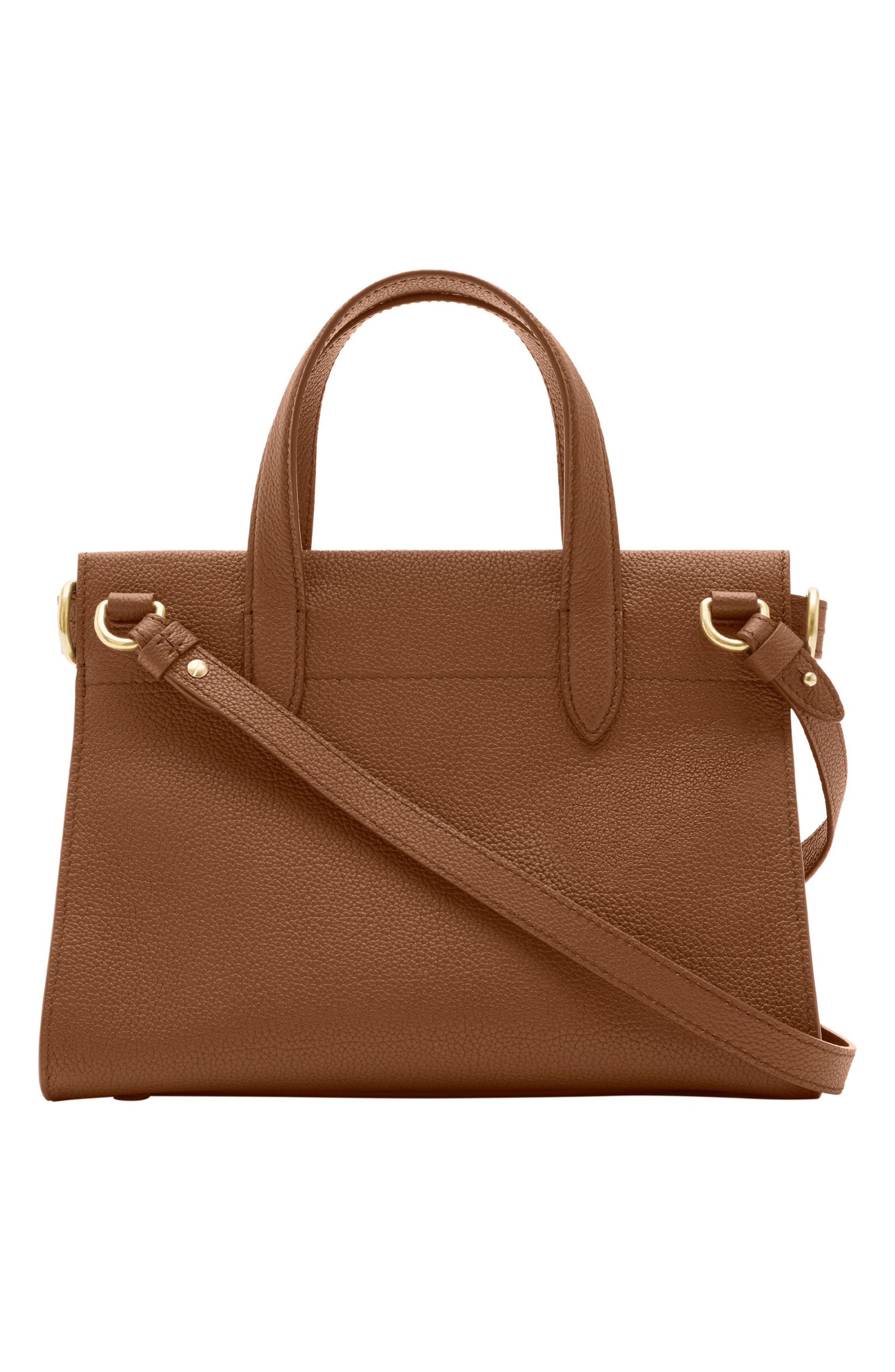 burberry Mini Cotswolds Leather Tote in Hazel at Nordstrom - 2