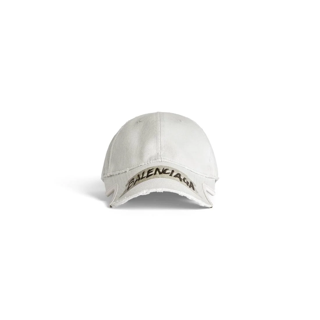 Men's Masking Tape Cap in Dirty White - 1
