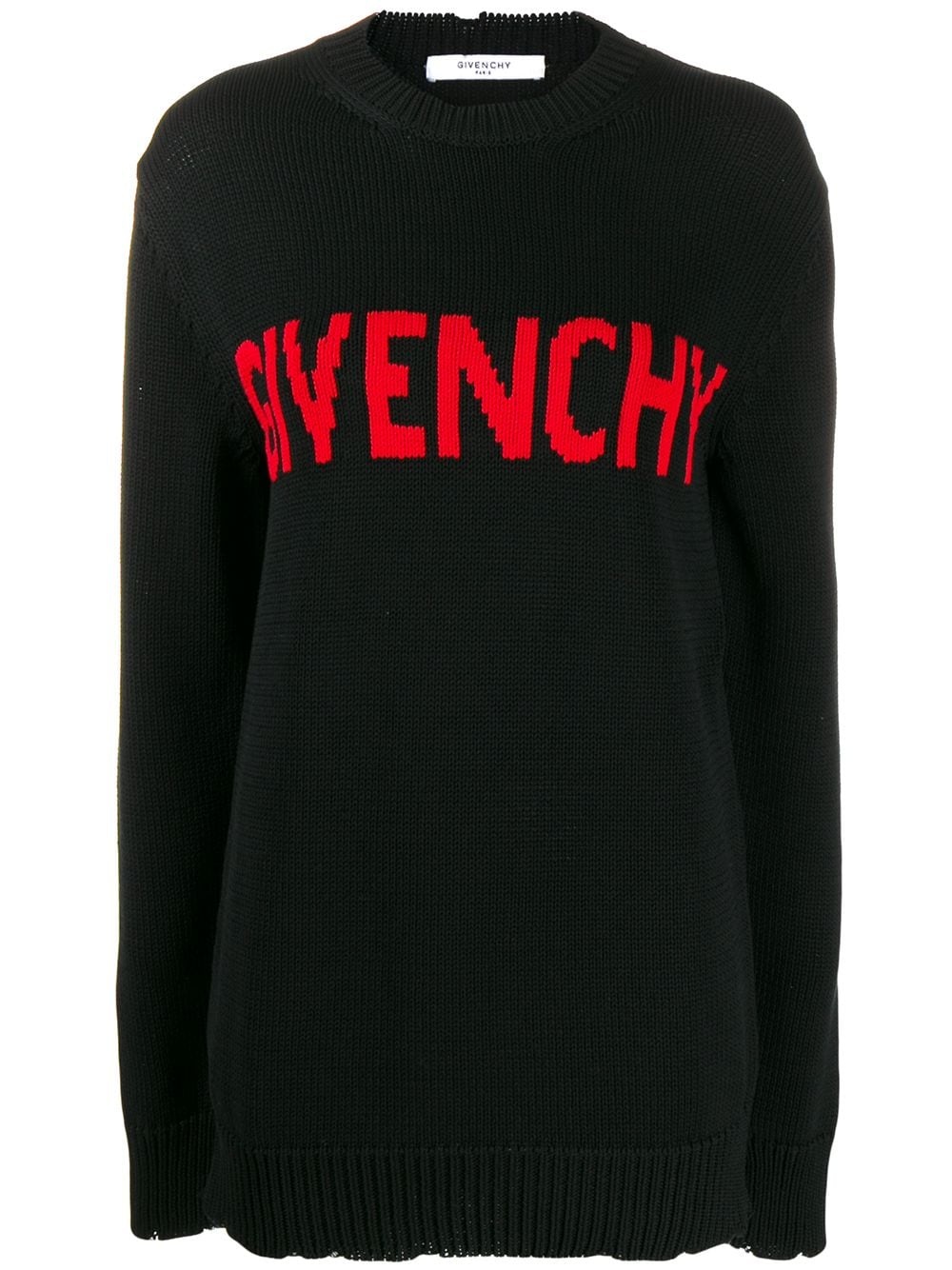 contrasting logo jumper - 1