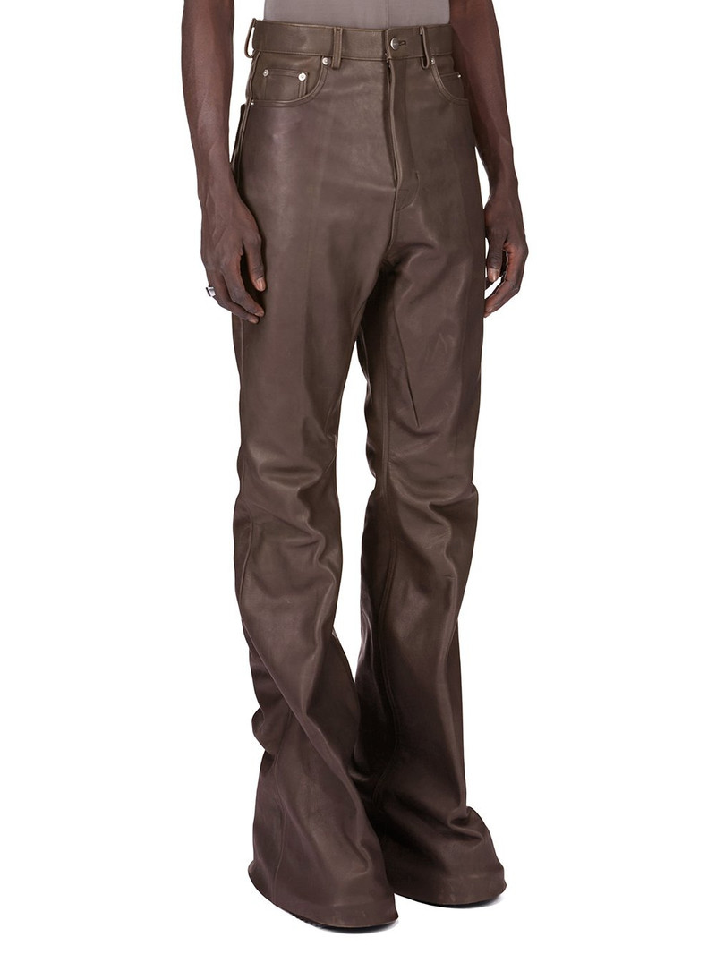 Gray Concordians Runway Bolans Leather Pants 2