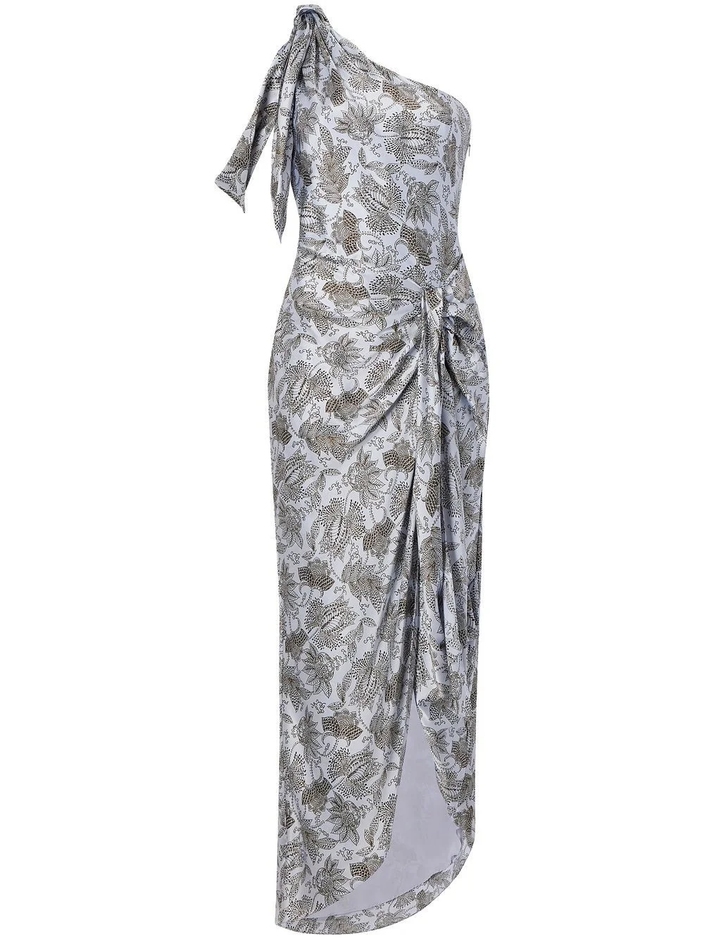Gretchen floral-print asymmetric dress - 1