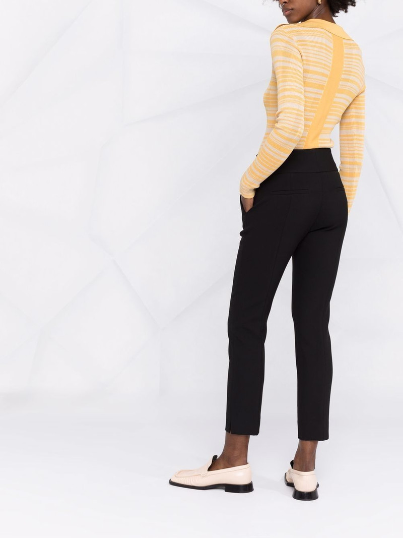 high-rise slim-fit trousers 4