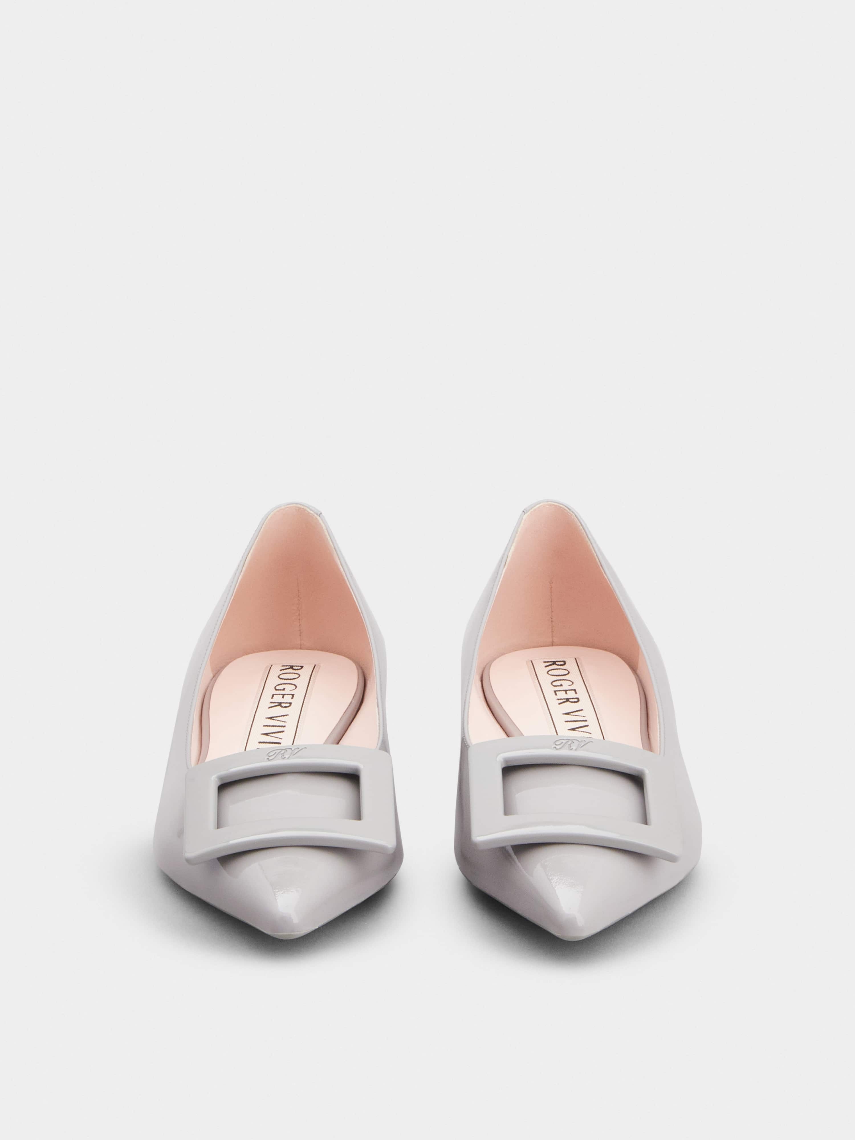 Gommettine Lacquered Buckle Ballerinas in Patent Leather - 7