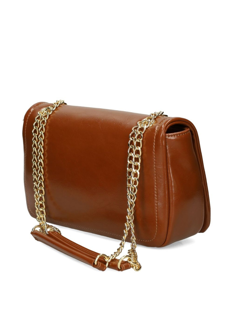 logo-plaque studded shoulder bag 5