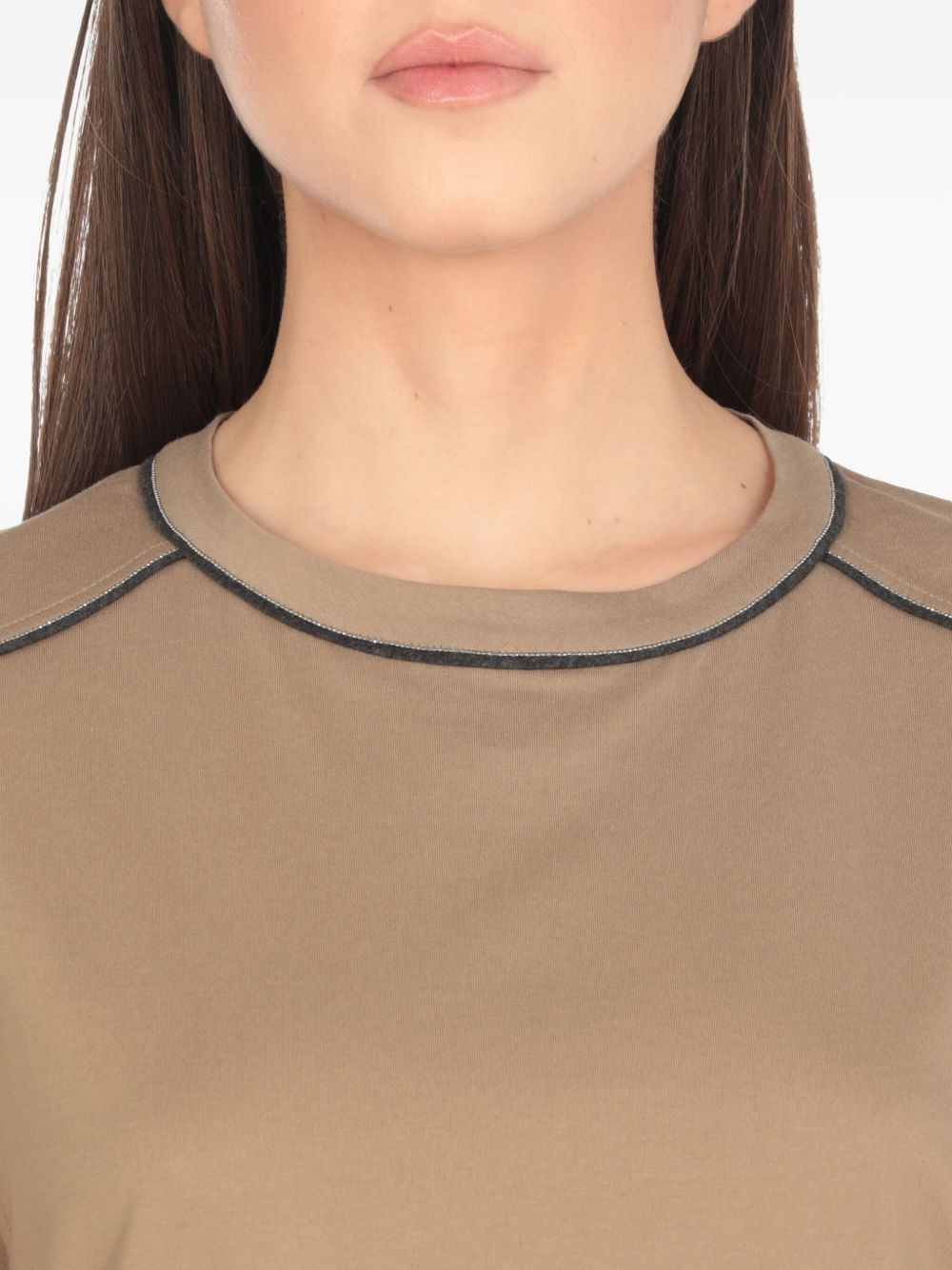 short-sleeve crewneck top - 5