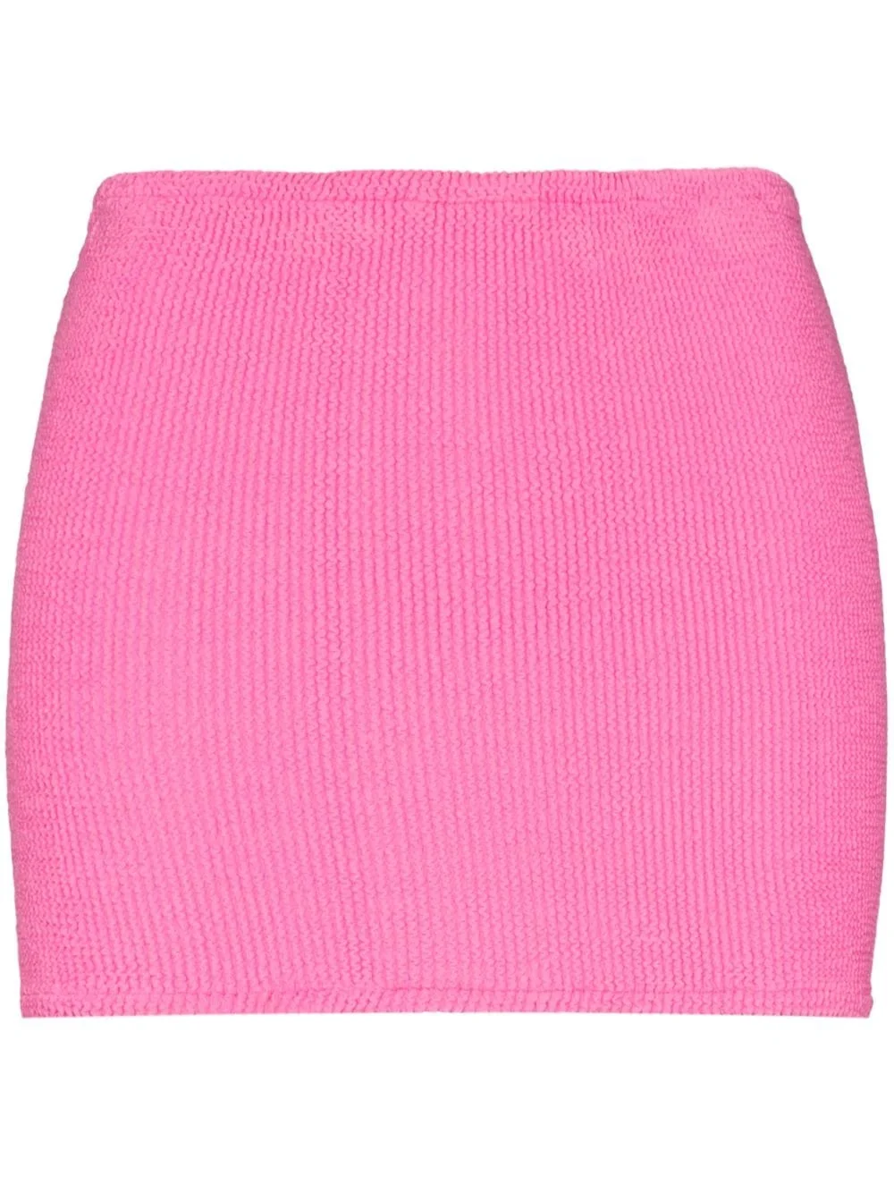 crinkled-effect mini skirt - 1