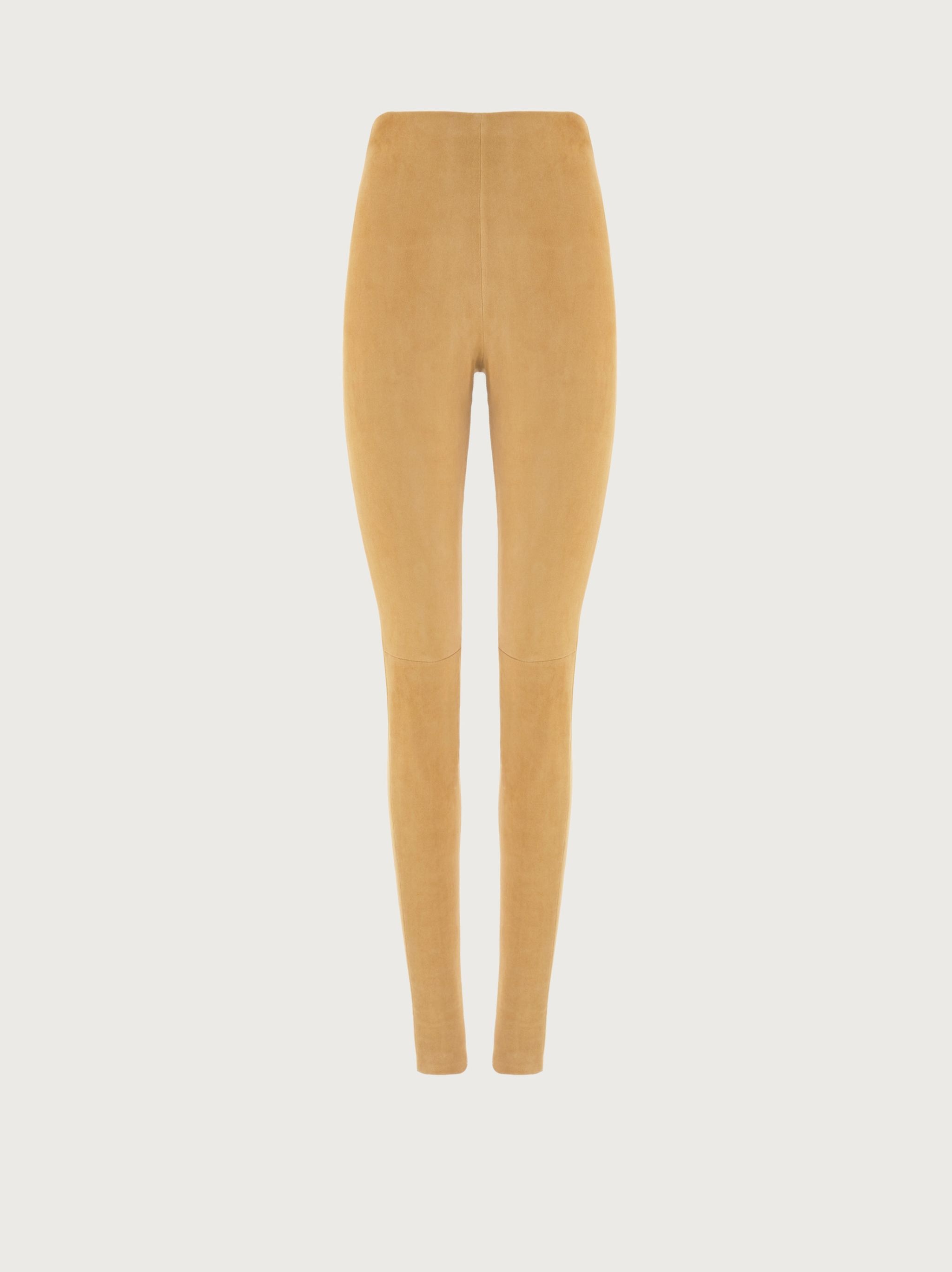 Suede stretch leggings - 1