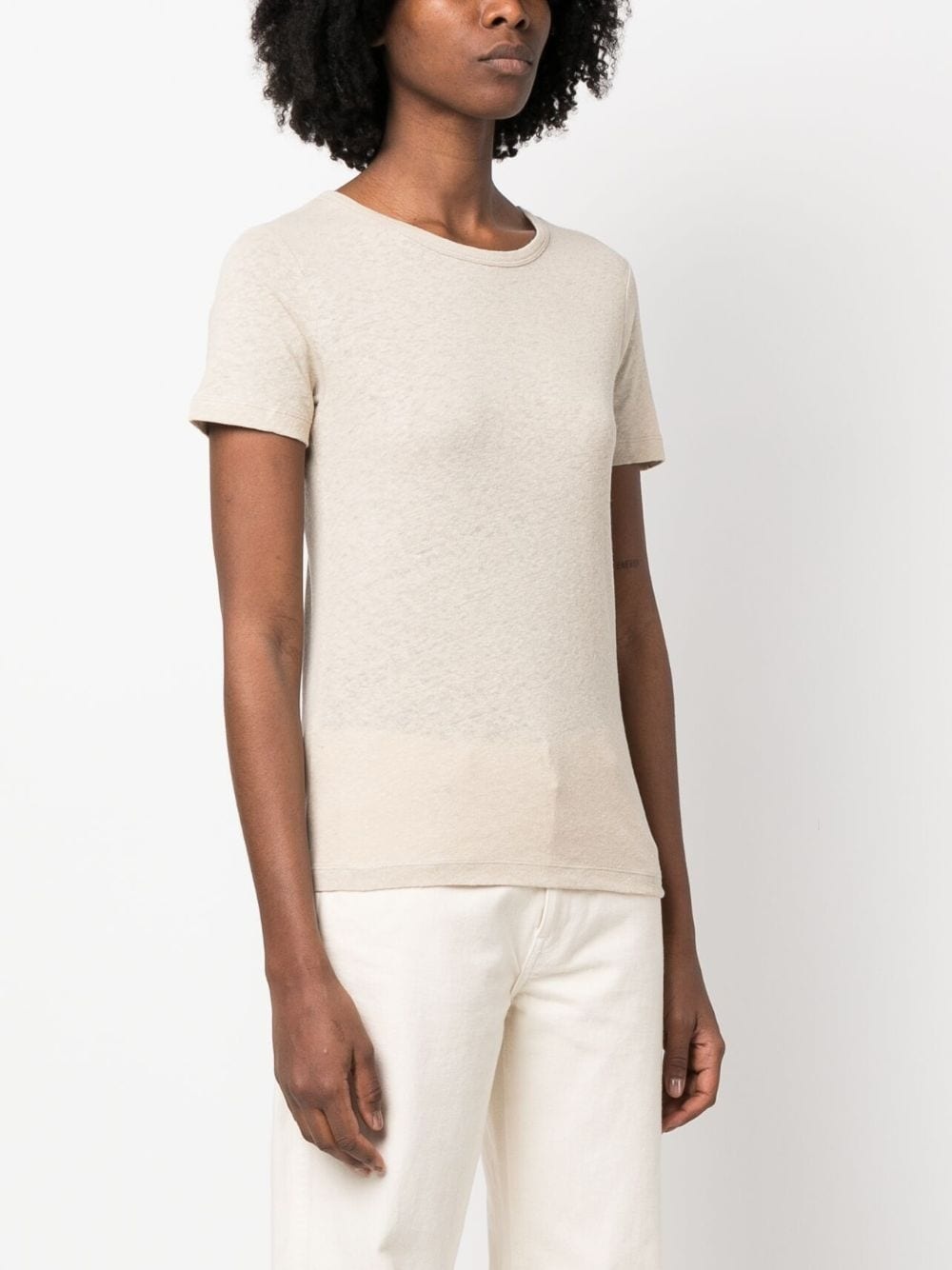 round neck T-shirt - 3