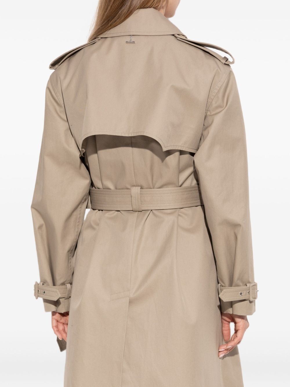 double-breasted trench coat - 4