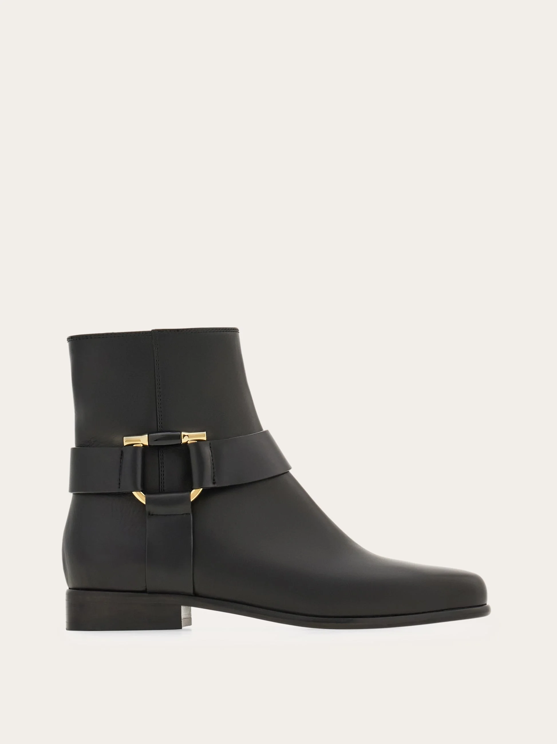 Gancini ornament ankle boot - 1